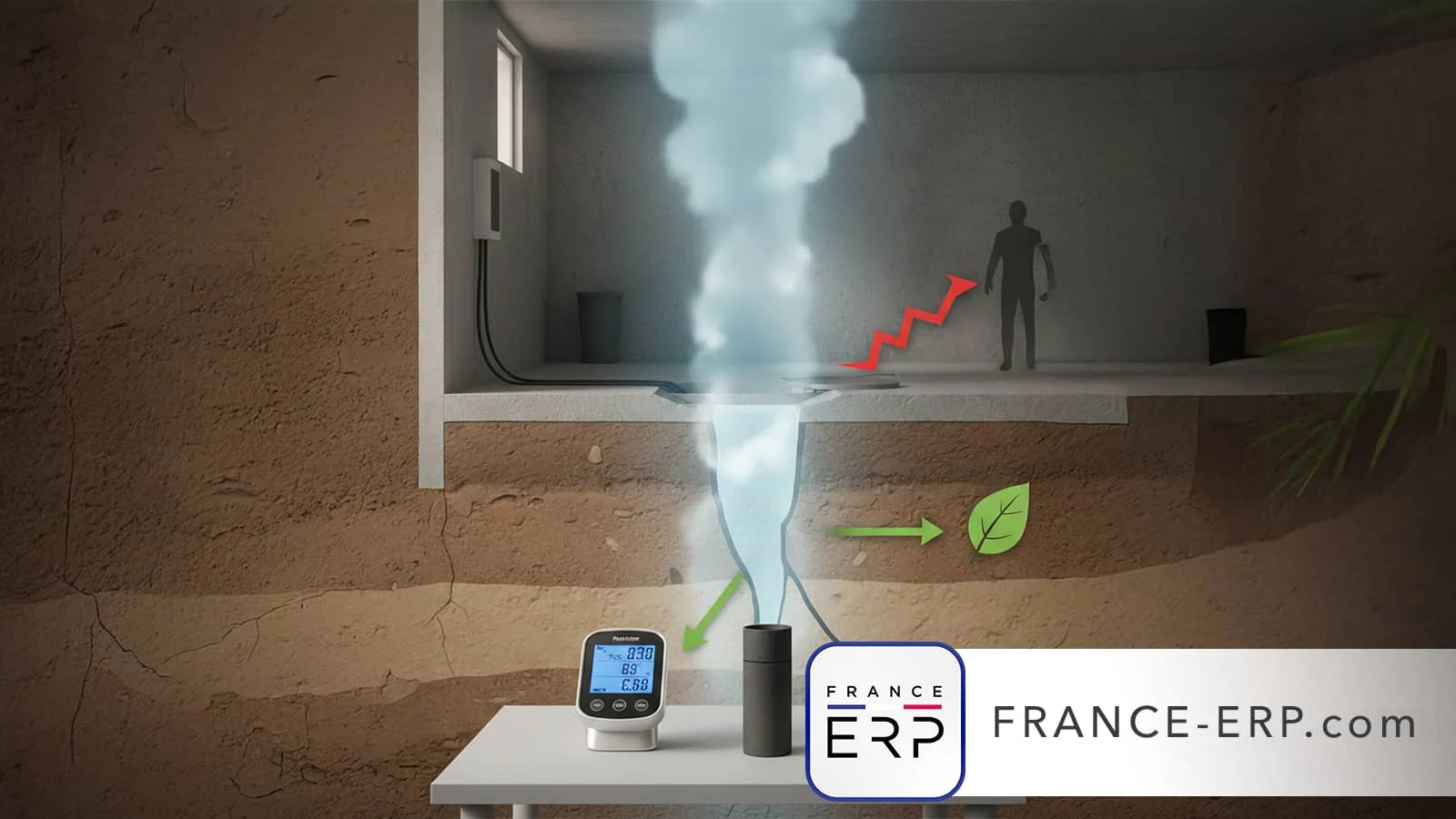 Radon : origines, dangers et méthodes de mesure