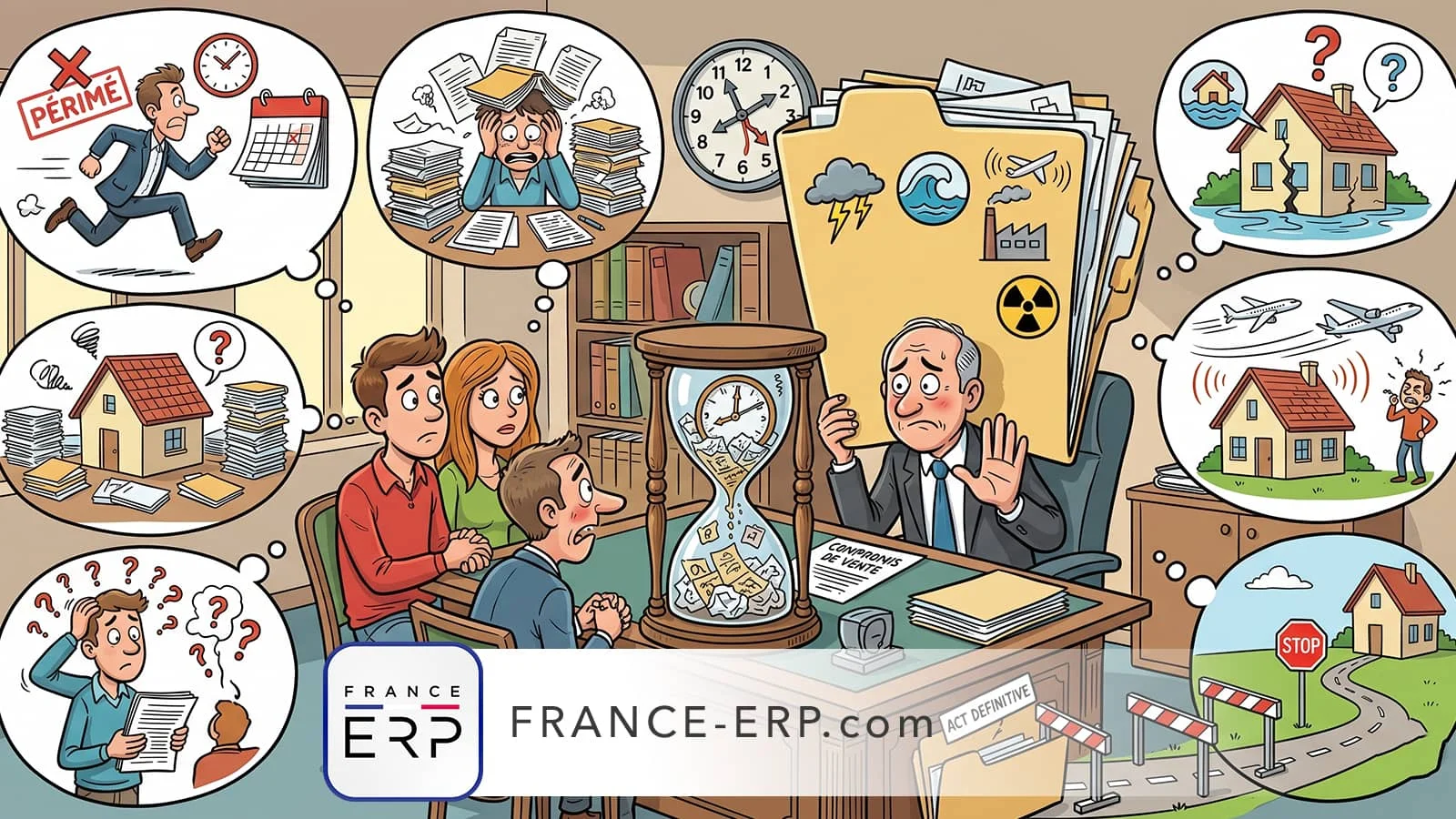 Compromis de vente : 5 situations avec l'ERP-ENSA qui peuvent faire perdre du temps